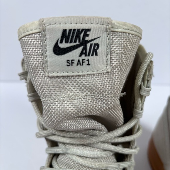 NIKE AIR SF AR 1 Mens 7 Beige High Top Urban Utility Sneaker Boots Shoes - Picture 4 of 16